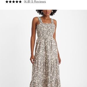 Floral Print Sleeveless Dress